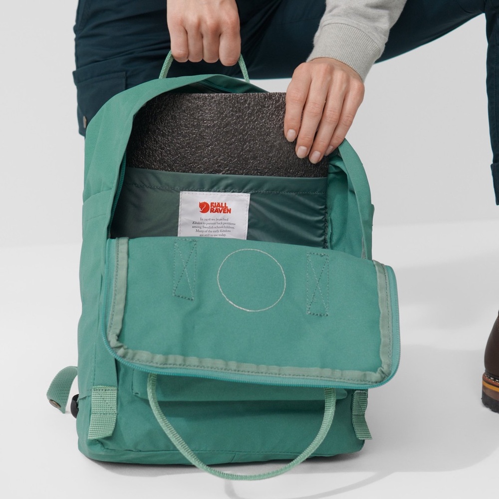 Fjällräven Kånken deep Turquoise Backpack everyday outdoor - Picture 9 of 13